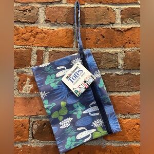 Blue Cactus Cosmetic Bag